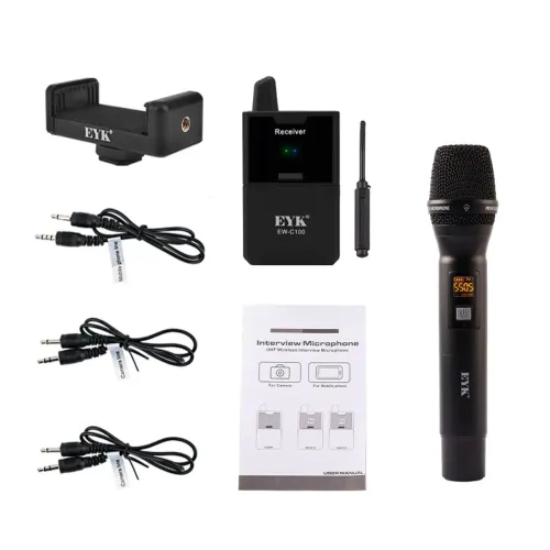 microfone sem fio profissional EKY