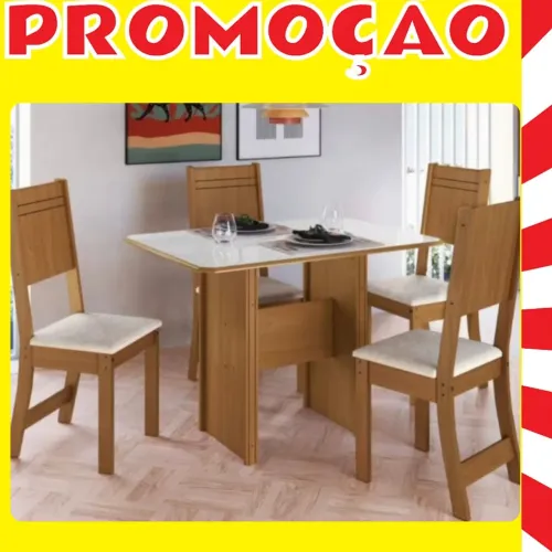Promoção mesa de jantar com 4 cadeiras Lisboa 
