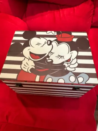 Baú Mickey e Minnie Mouse 