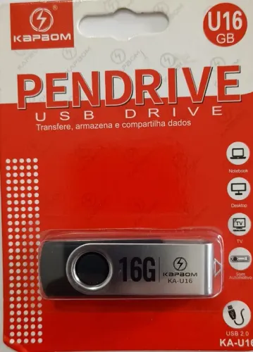 Pen Drive 16Gb - Usb Drive 2.0 Kapbom !! 15Mbps