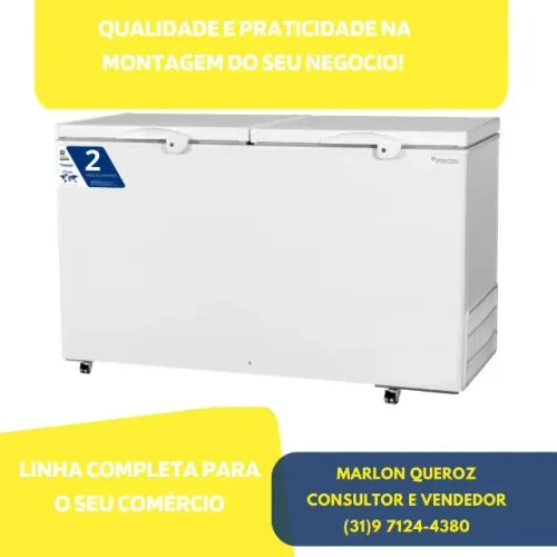 Freezer Horizontal Tampa Cega Novo 127