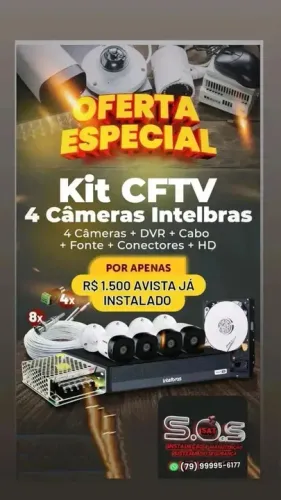 Kit câmera Intelbras 