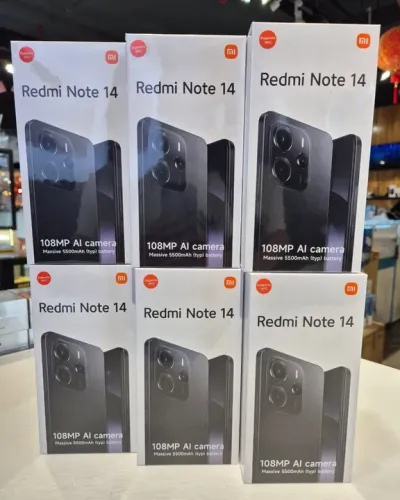 XIAOMI REDMI NOTE 14 6 DE 128 GIGAS NOVO LACRADO COM GARANTIA . 