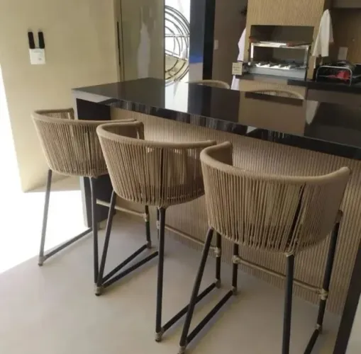 Banqueta de Corda Ramí ( unidade )