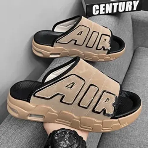Chinelo AIR 43 com sola grossa marrom