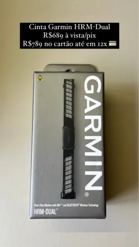 Cinta Garmin HRM Dual Nova