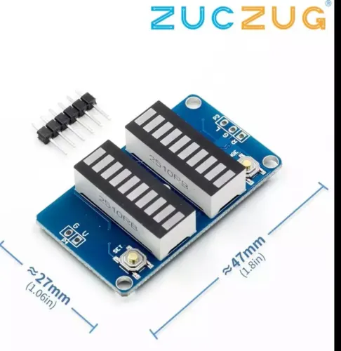 Display Gráfico de Nível de Áudio - ZUCZUG
