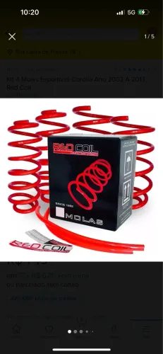 Mola Suspensão esportiva corola