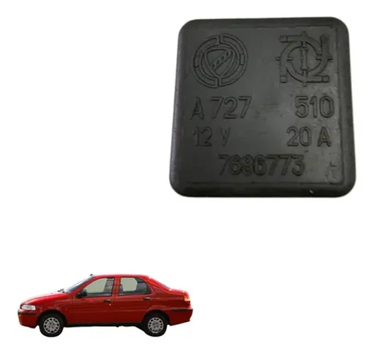 Rele Auxiliar Farol Fiat Uno Siena 1994 1999 2000 2004 Usa