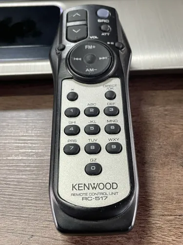 Controle kenwood para som automotive