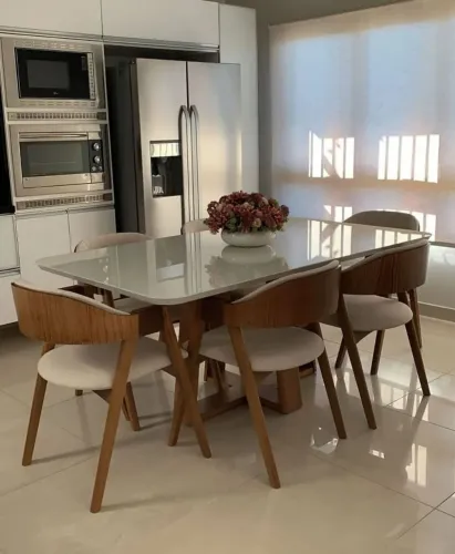 Mesas de Jantar Apartir de 2.099 de 4 ,5 ,6 e 8 lugares - Madeira maciça 100%
