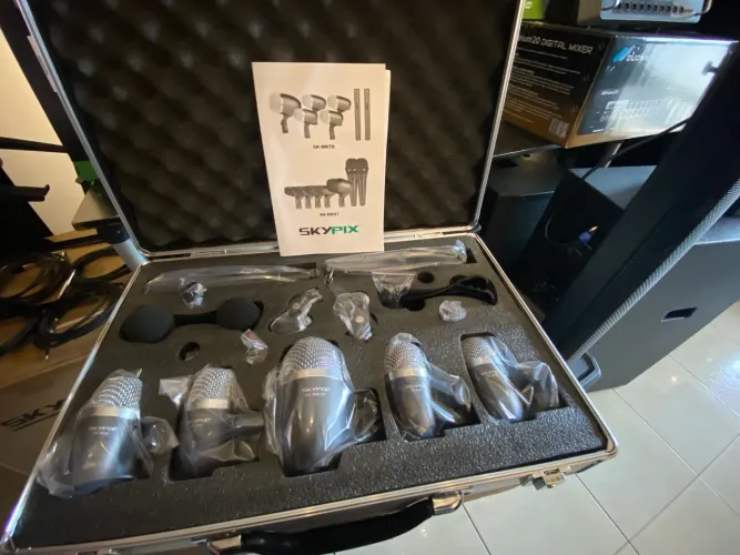 Kit Microfone Bateria Sky Pix