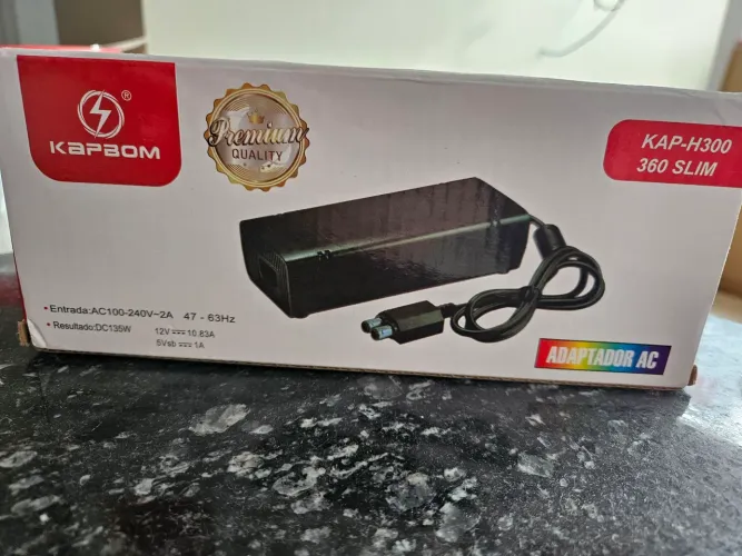 Fonte XBOX 360 (bivolt) - NOVA! NA CAIXA LACRADA!