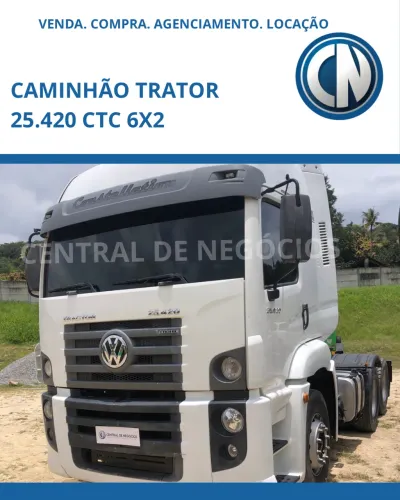 Caminhão trator 25.420 CTC 6X2 Volkswagen 