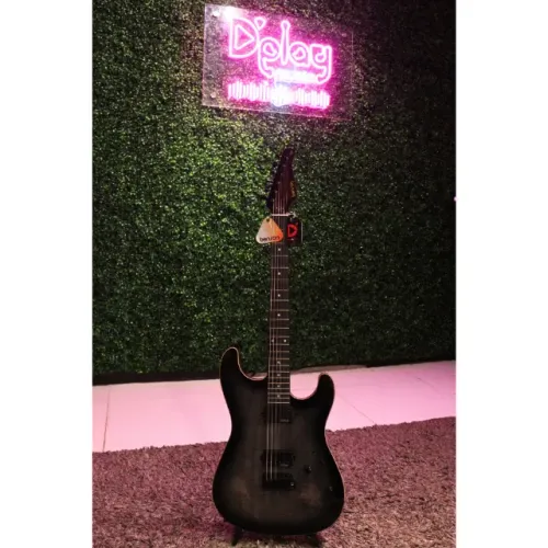 Guitarra Benson Stratocaster Hardy S MD R CHB MH Black + Bag