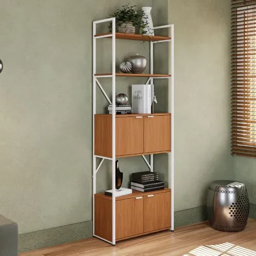 Estante alta 4 Portas mostruário Queima total