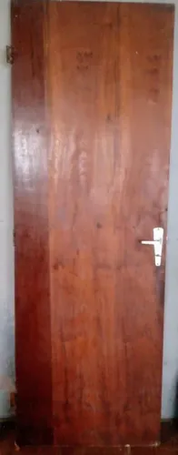 Folha de Porta Antiga Reforçada (usada) / lado esquerdo