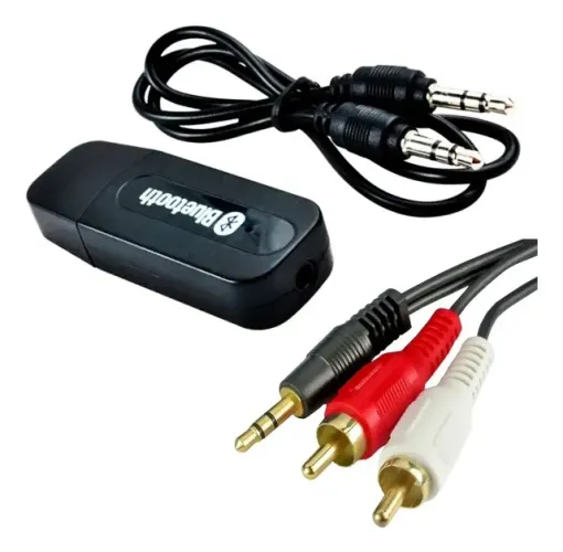 Receptor Bluetooth Áudio Estéreo Usb Rca X P2 Para Músicas