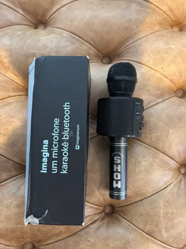 Microfone Karaokê Bluetooth Imaginarium - Com Caixa