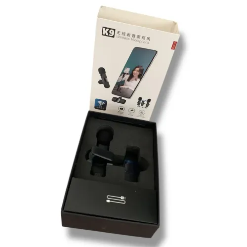 Microfone Sem Fio K9 para Celular Tipo-c