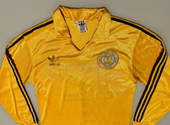camisa coritiba adidas 1986/87 goleiro 