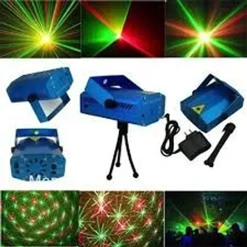 Mini Laser Jogo de Luz Holográfico - Festa Natal Boate Balada Bivolt