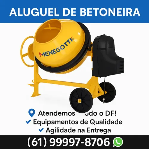 Aluguel de Betoneira em Brasília - DF