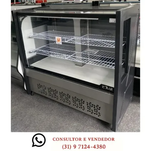Balcão de Tortas 1,25M Ar Forçado Polar