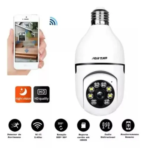 Câmera Segurança bocal Giratória º