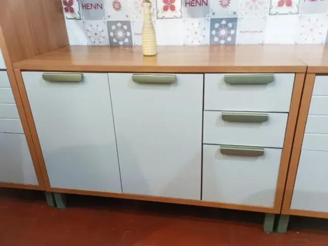 Balcão de Cozinha 02pts / 03 Gavetas Eloíse 100%MDF