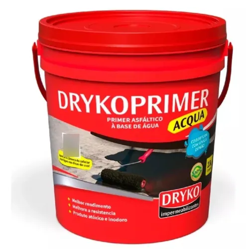 Drykoprimer Acqua 18 litros - Primer Asfáltico à Base de Água