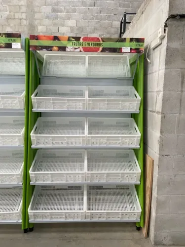 VITRINE HORTIFRUTÍCOLA 1,30M COM 08 CX - POLAR