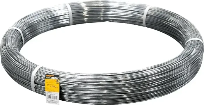 Arame ovalado, PG 15 x 17, 1.000 metros, VONDER