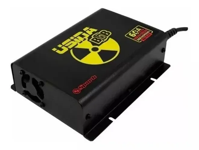 Fonte E Carregador Usina Bob 60a Bivolt Cor Preto