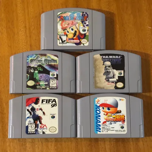 Coleção 5 Jogos Originais de Nintendo 64