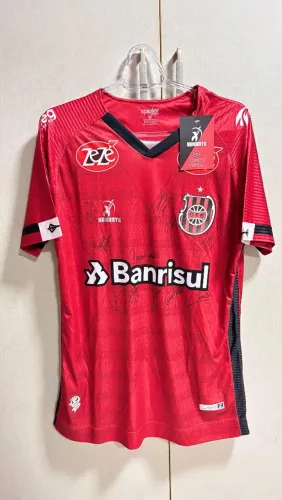 Camisa de Futebol Brasil de Pelotas - Autografada