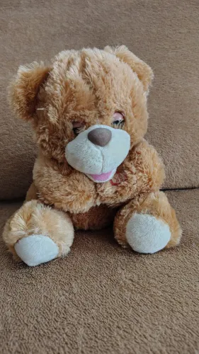 Urso de pelúcia bege