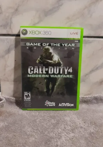 Jogo Original de XBOX 360 - Call Of Duty 4 Modern Warfare (Completo / Envio Pela OLX Pay)