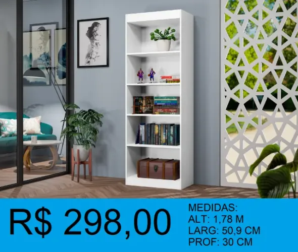 Armario multi uso com prateleiras - a pronta entrega 