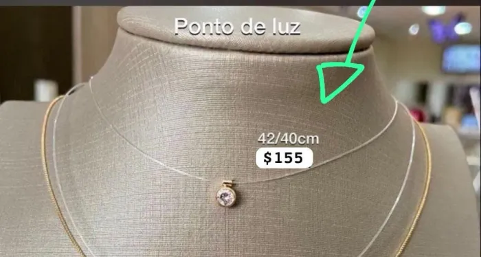 Colar Rommanel com Pingente
