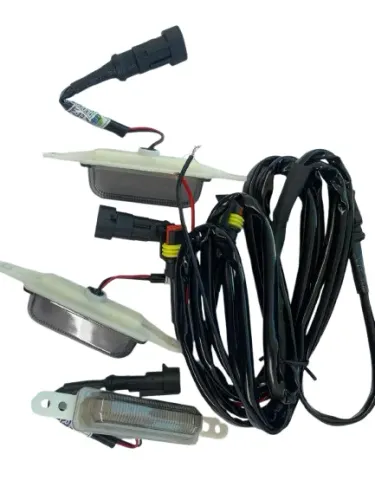 Led Da Grade Da Ranger Raptor 2023/24 Em Diante Branca e Ambar