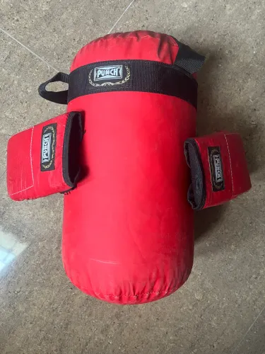 Kit saco de box e luvas