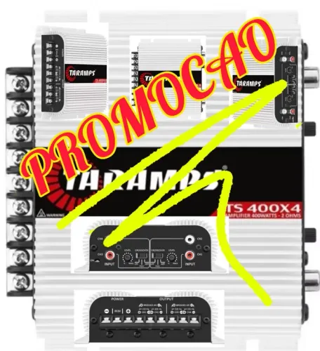 Amplificador Taramps TS 400X4 400W RMS