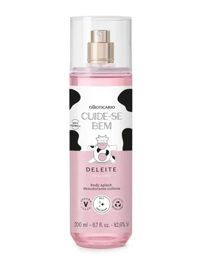 Body Splash CUIDE-SE BEM" Deleite " 200ml