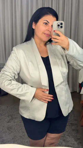 Blazer plus size 46