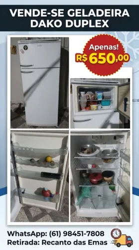 Geladeira dúplex DaKo