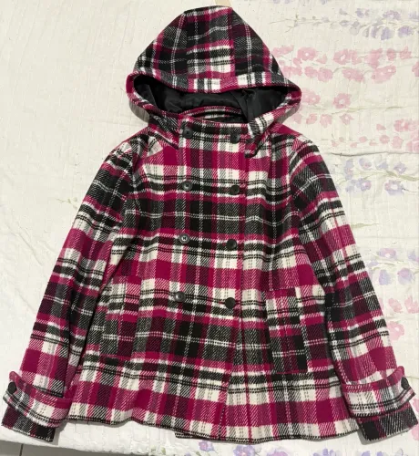 casaco de frio feminino xadrez