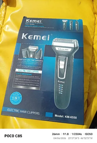 Maquininha kemei modelo km 6558