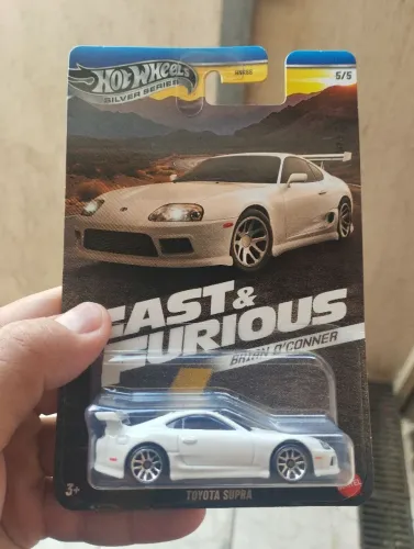 Toyota Supra Silver Séries Fast furious Hotwheels