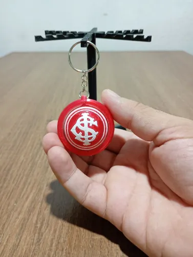 Chaveiro Giratório do SC INTERNACIONAL em 3d